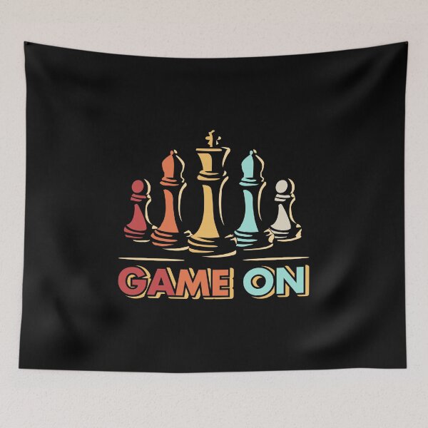 Item preview, Game ON Retro Vintage Chess designed and sold by EstelleStar.