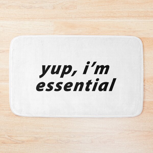 Item preview, yup, I am essential designed and sold by chrismanubag.