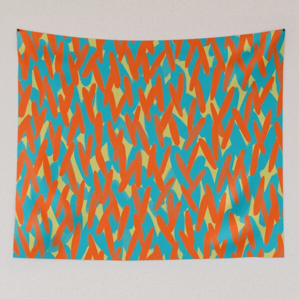 Item preview, Pattern Red, Turquoise, Yellow. designed and sold by DeStract.