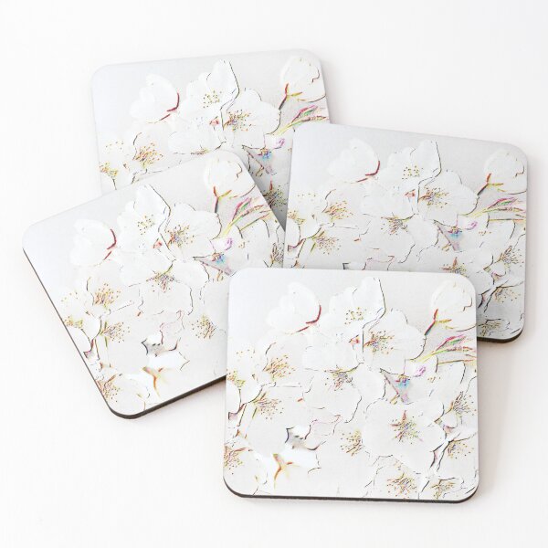 Item preview, SPRING BLOSSOMS IN WHITE designed and sold by Teresa Chipperfield.