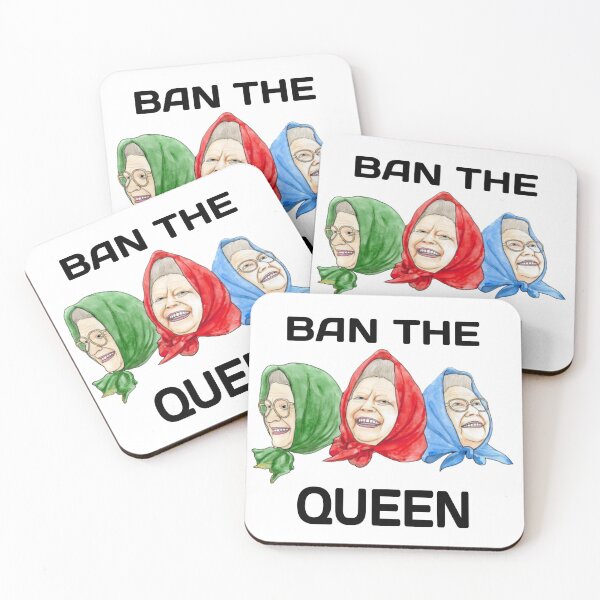 Item preview, Ban the burka  or  Ban the Queen ?  - funny t-shirt  designed and sold by TinoThreads.