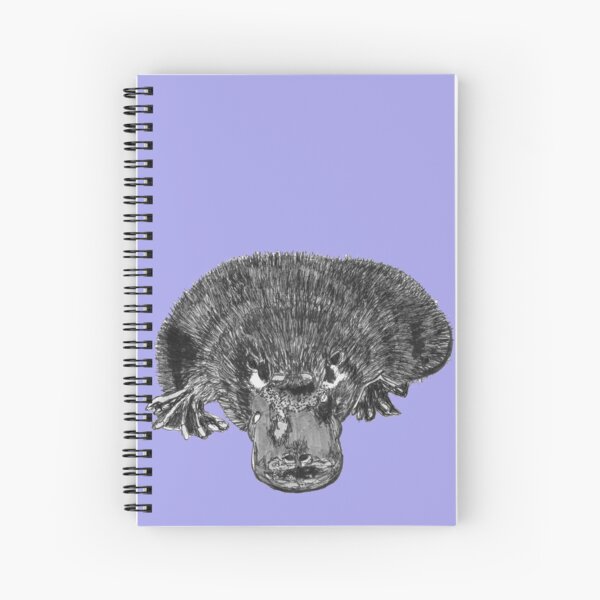 Puddles the Platypus Spiral Notebook