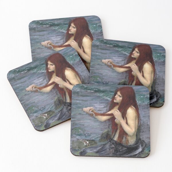 Item preview, John William Waterhouse - A Mermaid - Sketch designed and sold by ArtExpression.