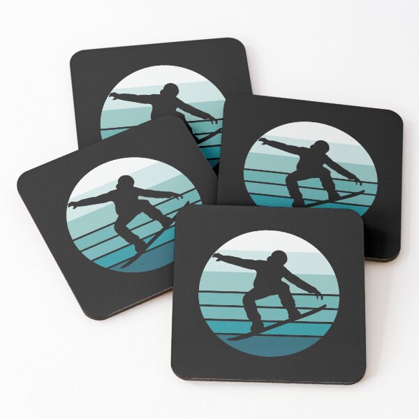 Item preview, Snowboarding print Retro Vintage Cool Snowboard designed and sold by EstelleStar.