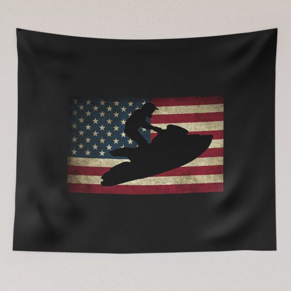 Item preview, Jet Ski American Flag designed and sold by mydesigns15.