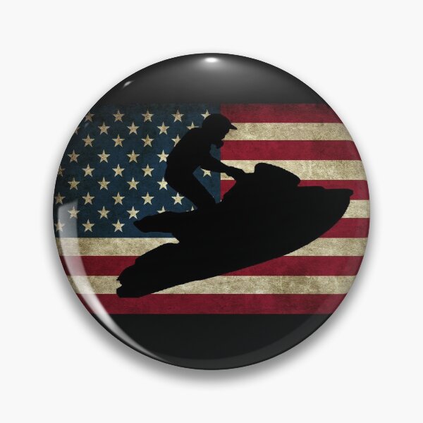 Item preview, Jet Ski American Flag designed and sold by mydesigns15.