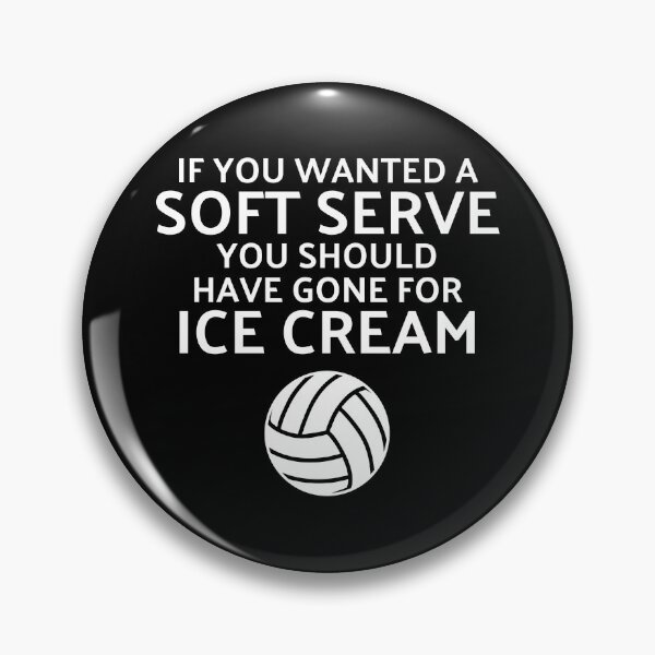 Item preview, Funny Volleyball Soft Serve Gone For Ice Cream designed and sold by EstelleStar.