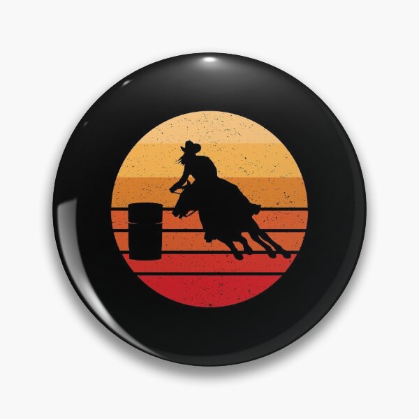 Item preview, Retro Barrel Racing, Barrel Racer designed and sold by EstelleStar.