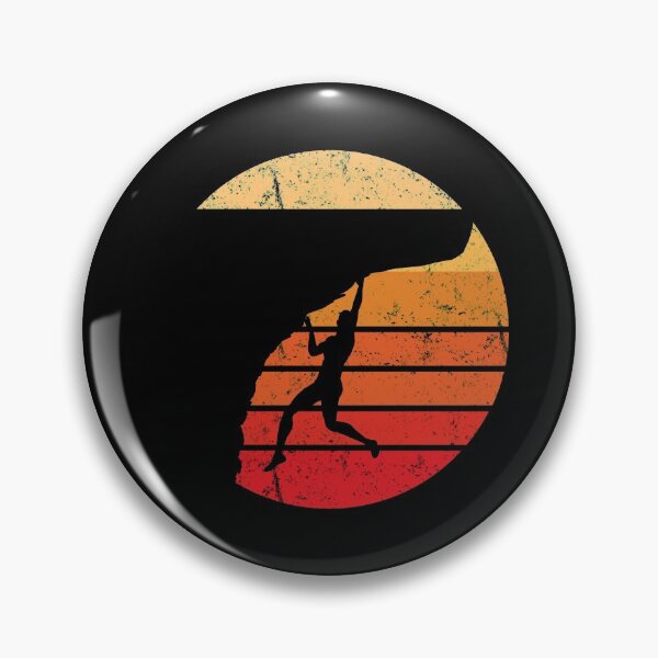 Item preview, Rock Climbing, Climber, Retro Sunset designed and sold by EstelleStar.