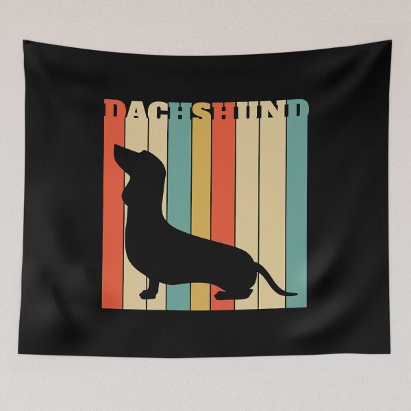 Item preview, Retro Dachshund Wiener Sausage Dog designed and sold by EstelleStar.