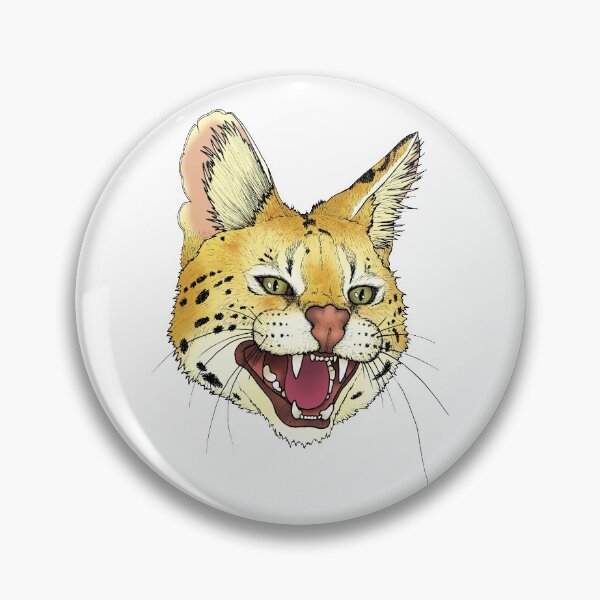 Item preview, Serval Cat Color Version designed and sold by HollyHDesigns.
