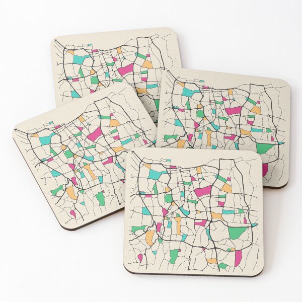 Item preview, Jakarta, Indonesia Street Map designed and sold by A Deniz Akerman.