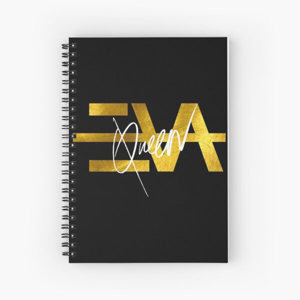 EVA QUEEN LOGO GOLD Cahier à spirale