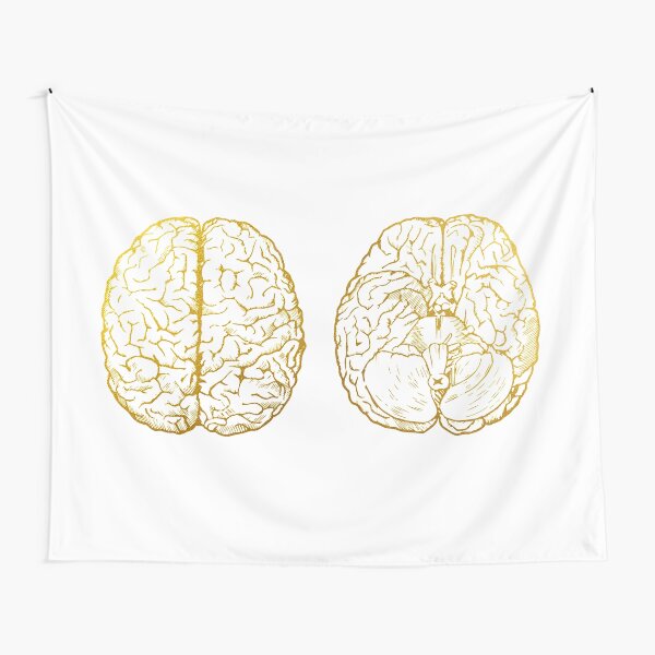 Human brain scheme Tapestry