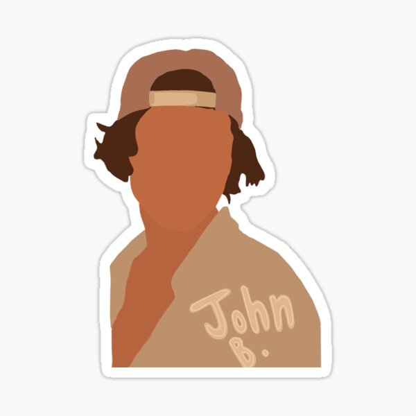 "John B." Sticker by maggieadamss Redbubble