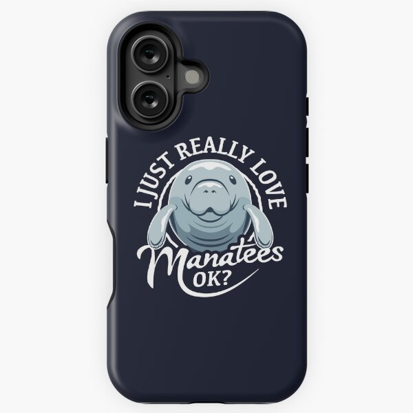 Vista previa del artículo con la obra «Realmente me encantan los manatíes, ¿de acuerdo?», diseñado y vendido por Bangtees.