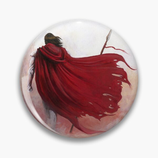 Item preview, Red Cape Warrior (Circle) designed and sold by Carissa LaPreal.