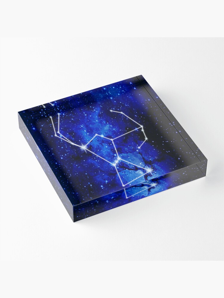 Thumbnail 3 of 5, Acrylic Block, Orion Constellation Star Map designed and sold by Bluepress.