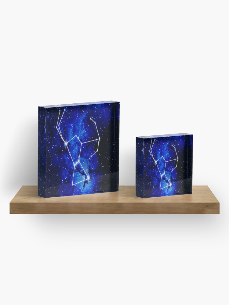 Thumbnail 4 of 5, Acrylic Block, Orion Constellation Star Map designed and sold by Bluepress.