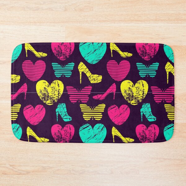 Item preview, High Heels Grunge hearts and butterflies designed and sold by k9printart.