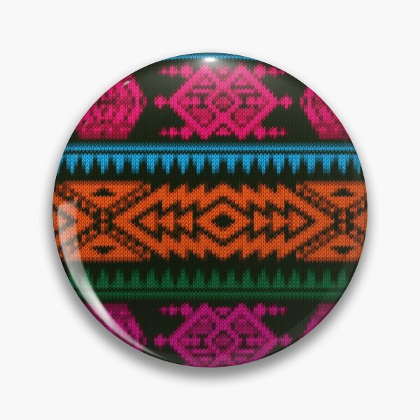 Item preview, Ethnic Knitted pattern designed and sold by k9printart.