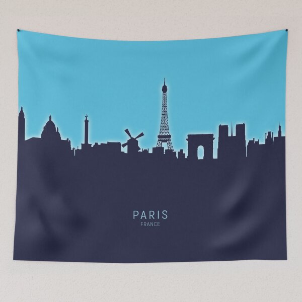 Item preview, Paris France Skyline designed and sold by ArtPrints.