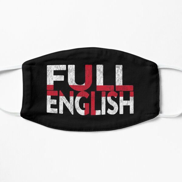 England Flag Fun Full English Breakfast Mask