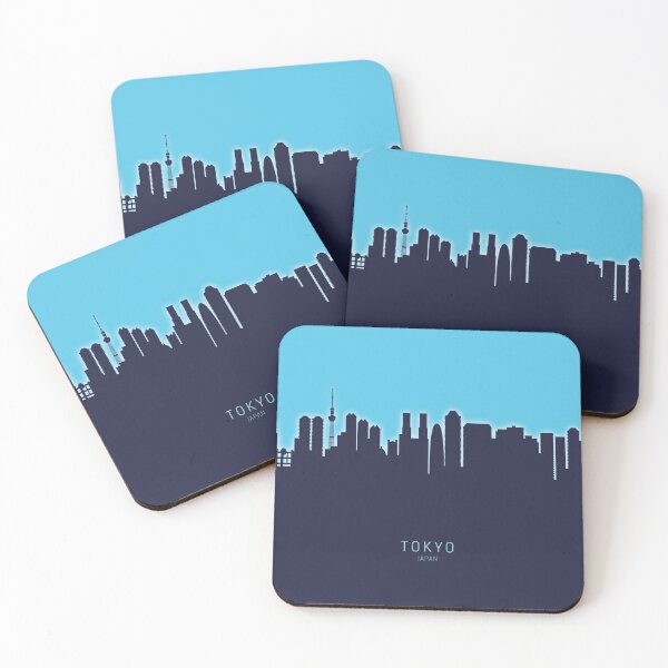 Artikelvorschau, Tokyo Japan Skyline entworfen und verkauft von ArtPrints.