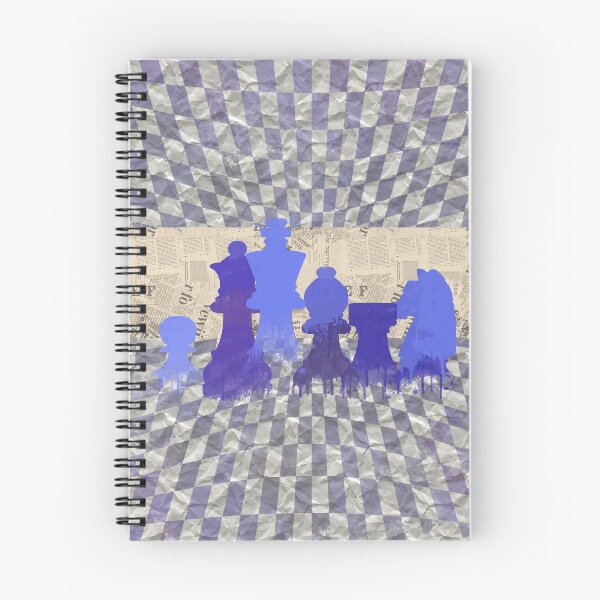 Item preview, Chessboard and Watercolor Chess Pieces   designed and sold by k9printart.