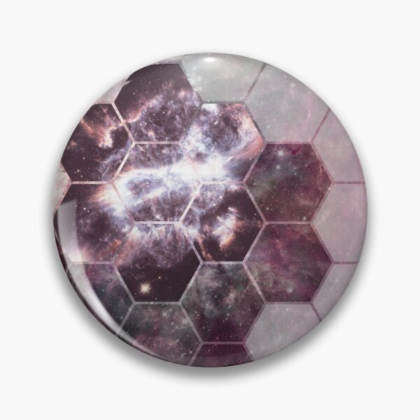 Item preview, honeycomb galaxy pattern // pink & black designed and sold by missninjacookie.