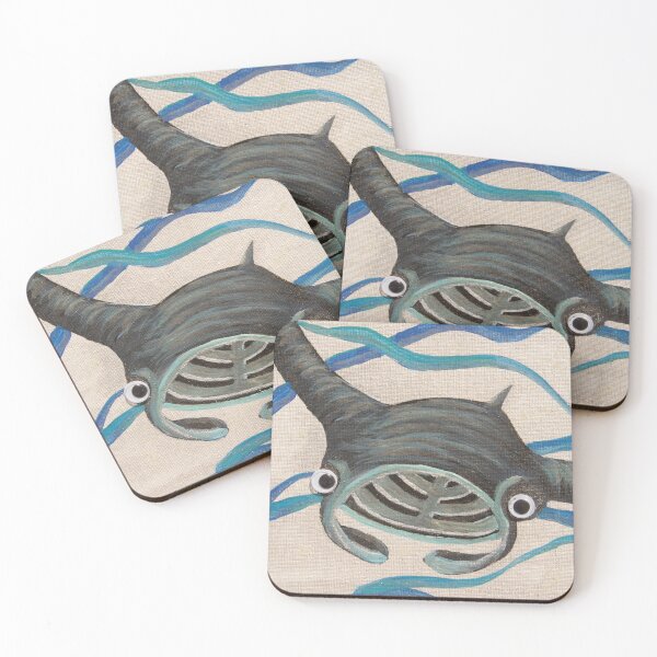 Item preview, Googly Manta designed and sold by Nimzoid.