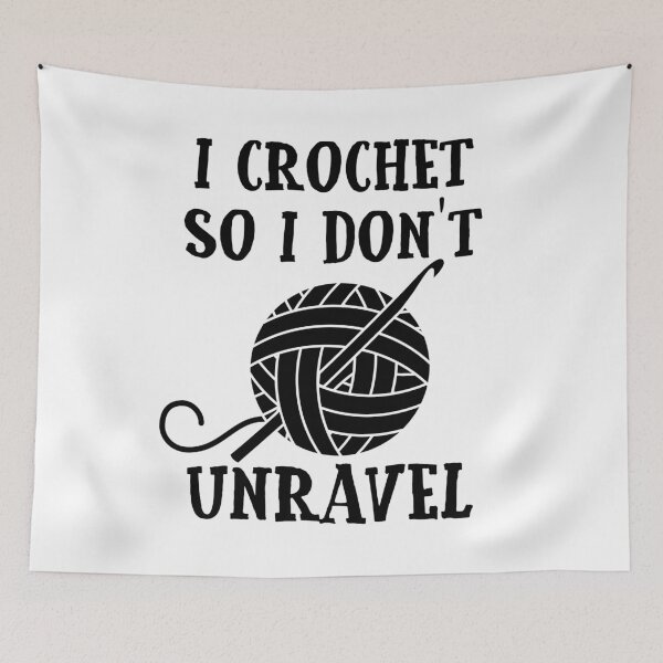 Item preview, Crochet So I Don't Unravel designed and sold by EstelleStar.