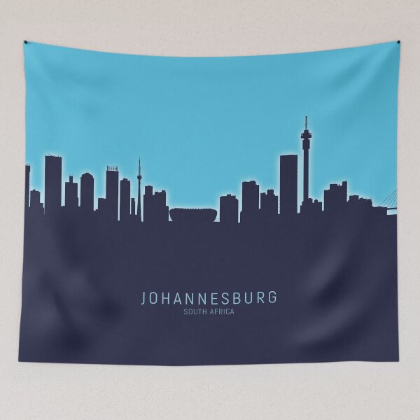 Item preview, Johannesburg South Africa Skyline designed and sold by ArtPrints.