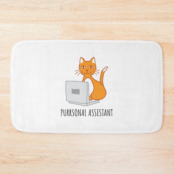 Item preview, Purrsonal Assistan - Working at Home Cat designed and sold by EstelleStar.