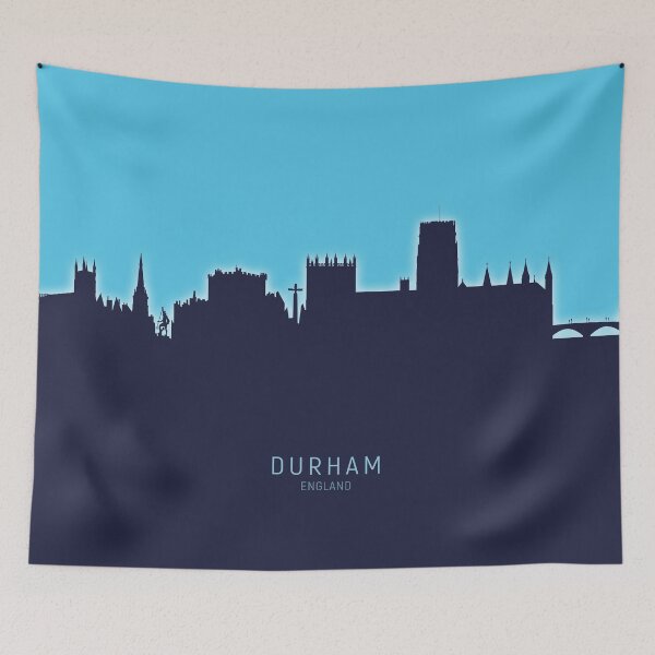 Item preview, Durham England Skyline Cityscape designed and sold by ArtPrints.