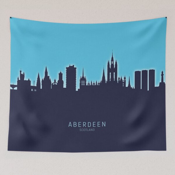Artikelvorschau, Aberdeen Scotland Skyline entworfen und verkauft von ArtPrints.