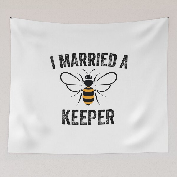 Item preview, Beekeeping Joke - I married a KEEPER designed and sold by EstelleStar.