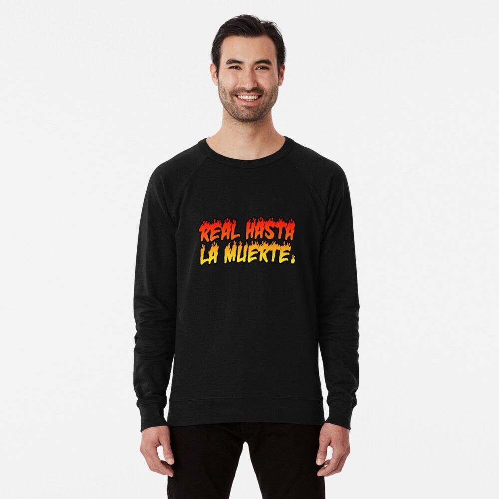 italiano por favor confirmar hombro Anuel AA - Real Hasta La Muerte" Lightweight Sweatshirt for Sale by  blazikin | Redbubble