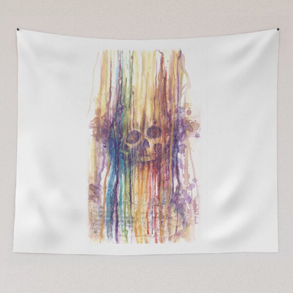 Item preview, Rainbow Skull designed and sold by AkiMao.