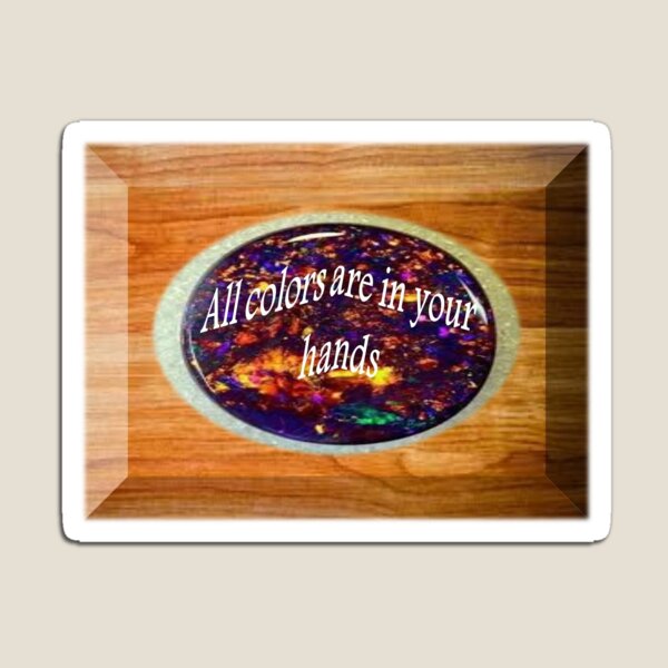 My profession is an advertising designer Magnet