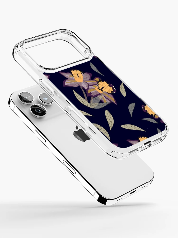 Thumbnail 2 of 5, iPhone Case, Leaves designed and sold by Rococodesigns.