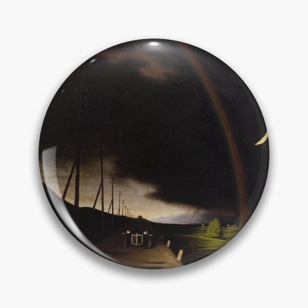 Item preview, Franz Sedlacek - Landscape with Rainbow designed and sold by ArtExpression.