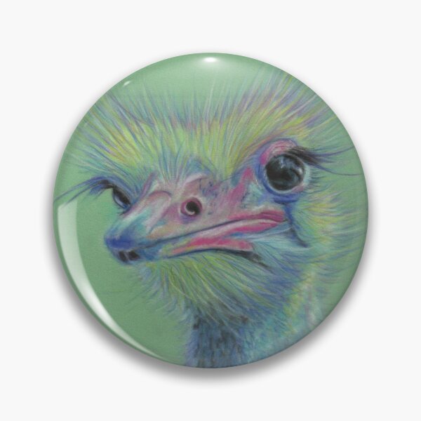 Artikelvorschau, Emu-Karikatur, die niedliche Tiere wildes Straußbild malt entworfen und verkauft von Julieford.