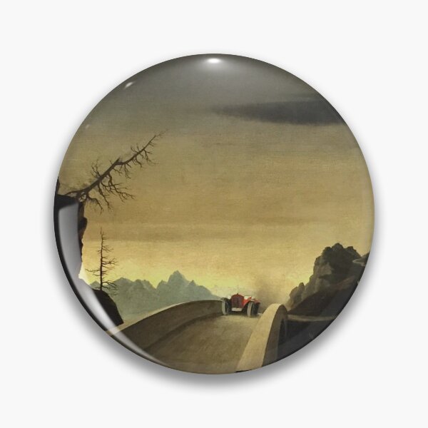 Item preview, Franz Sedlacek - Mountain Landscape with Automobile designed and sold by ArtExpression.