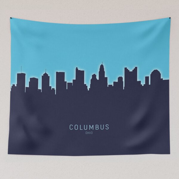 Artikelvorschau, Columbus Ohio Skyline entworfen und verkauft von ArtPrints.