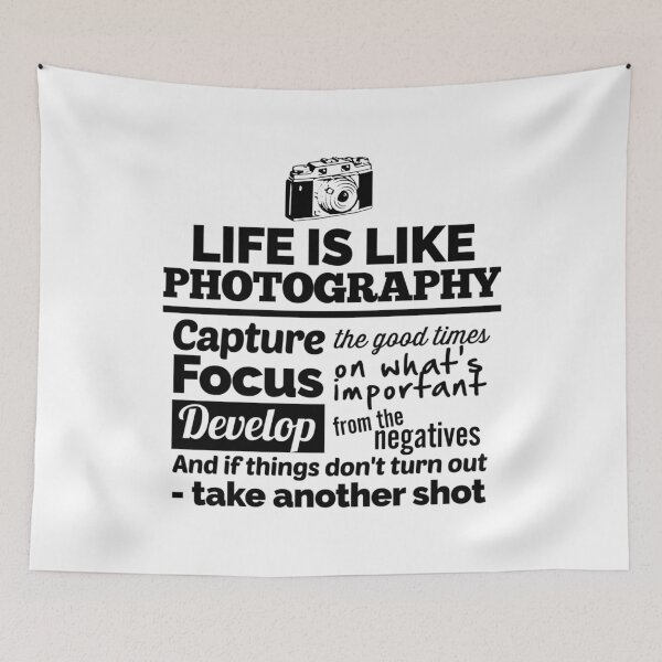 Item preview, Photographer Saying: Life is Like Photography ... designed and sold by EstelleStar.