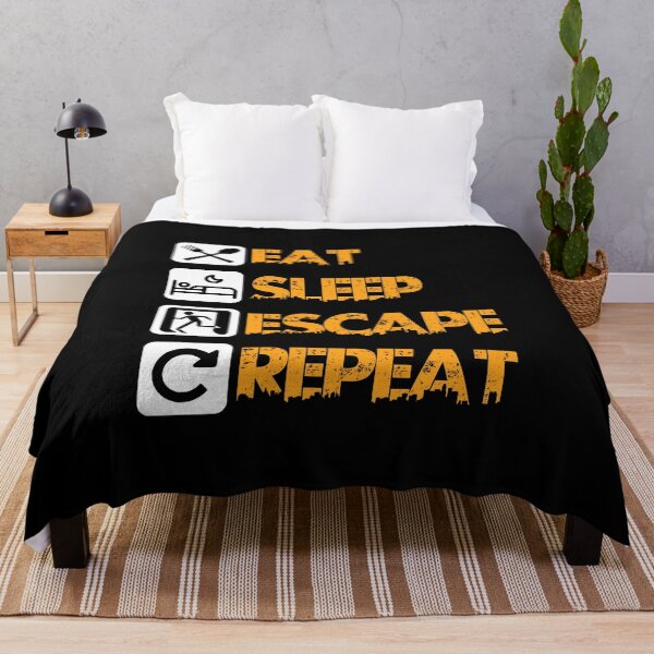 Item preview, Eat Sleep Escape Repeat designed and sold by saechla.