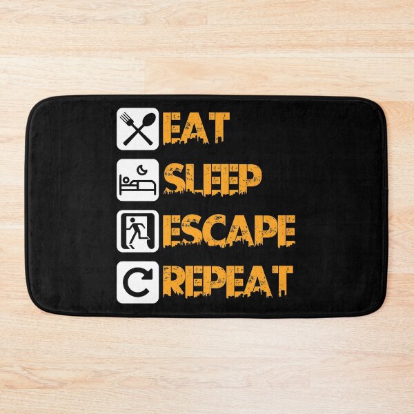Item preview, Eat Sleep Escape Repeat designed and sold by saechla.