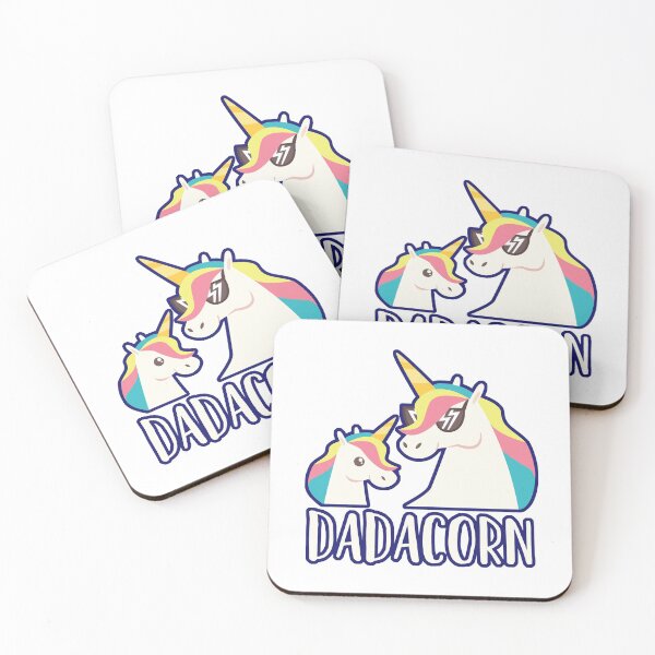 Item preview, Unicorn Dad Dadacorn & Son Daughter Fathers Day Gift design designed and sold by EstelleStar.