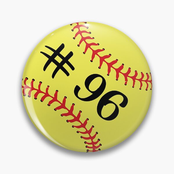 Item preview, Softball Player Jersey No 96 Back Number #96 Ball Sport Sticker Gift designed and sold by theshirtinator.